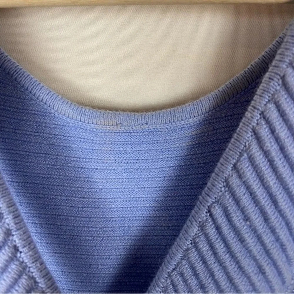 Abercrombie & Fitch Scuba Cross Back Elevated‎ Ribbed Knit Mini Dress Size Small - Picture 7 of 7